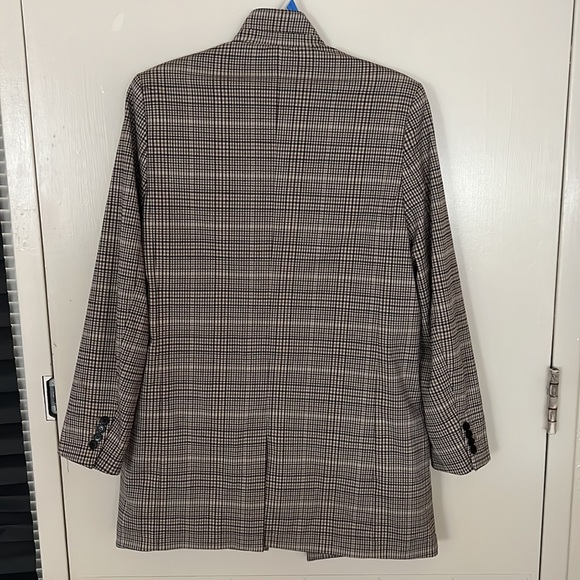 Patterned coat Beige/Checked - Picture 5 of 5